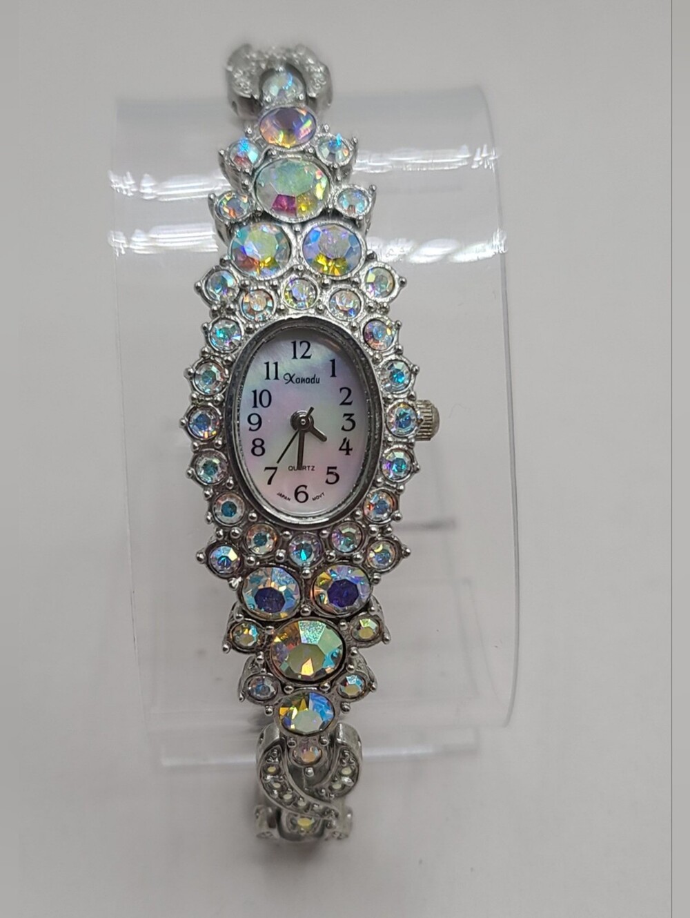 Xanadu Colored Iridescent Colored Rhinestone Women's Watch